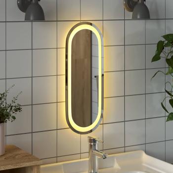 LED-Badspiegel 40x15 cm Oval