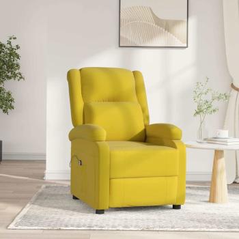 ARDEBO.de - Relaxsessel Elektrisch Gelb Samt