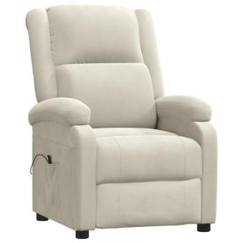 Relaxsessel Elektrisch Creme Samt