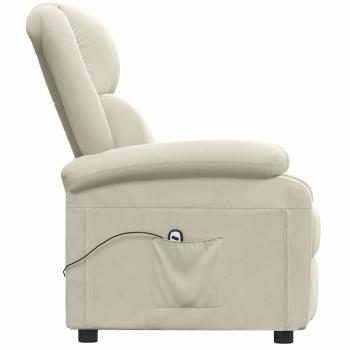 Relaxsessel Elektrisch Creme Samt