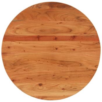 Tischplatte Ø90x3,8 cm Rund Massivholz Akazie