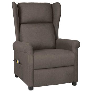 ARDEBO.de - Massagesessel Braun Stoff