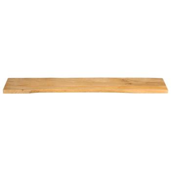 Tischplatte mit Baumkante 180x40x2,5 cm Massivholz Mango
