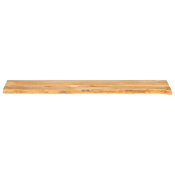Tischplatte mit Baumkante 140x40x3,8 cm Massivholz Mango