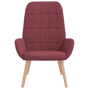 Relaxsessel Stoff Weinrot