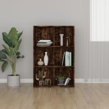 ARDEBO.de - Bücherregal/Sideboard Räuchereiche 66x30x98 cm Holzwerkstoff