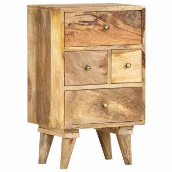 ARDEBO.de - Nachttisch 36x30x60 cm Mango Massivholz