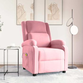 ARDEBO.de - Massagesessel Rosa Samt