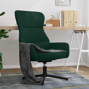 ARDEBO.de - Relaxsessel Dunkelgrün Samt