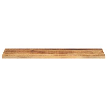 Tischplatte 120x40x2,5 cm Rechteckig Raues Massivholz Mango