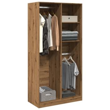 ARDEBO.de - Kleiderschrank Artisan-Eiche 100x50x200 cm Holzwerkstoff
