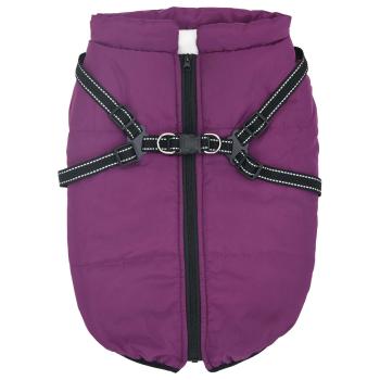 Hundemantel Lila L68 Fleece und Polyester