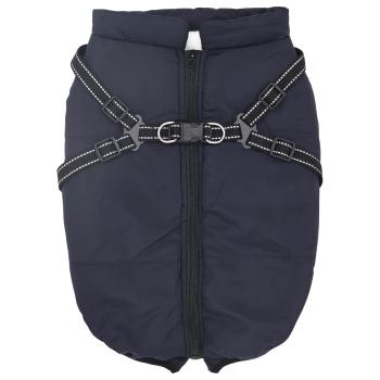 Hundemantel Marineblau L68 Fleece und Polyester