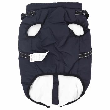 Hundemantel Marineblau L68 Fleece und Polyester