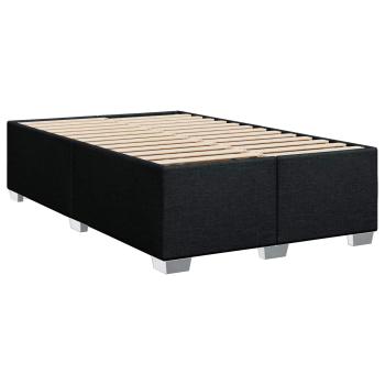 Boxspringbett mit Matratze Schwarz 120 x 190 cm Stoff