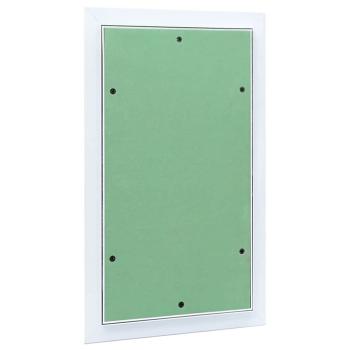 Zugangsklappe Grün und Silber 30 x 45 cm