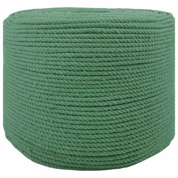 ARDEBO.de - Baumwollseil 6 mm 100 m Grün 100% Baumwolle