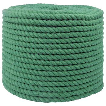 ARDEBO.de - Baumwollseil 10 mm 100 m Grün 100% Baumwolle