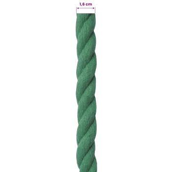 Baumwollseil 16 mm 100 m Grün 100% Baumwolle