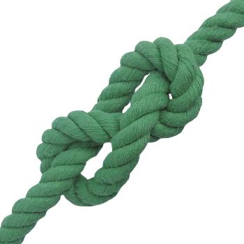Baumwollseil 20 mm 50 m Grün 100% Baumwolle