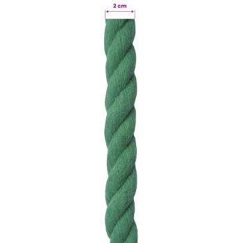 Baumwollseil 20 mm 50 m Grün 100% Baumwolle