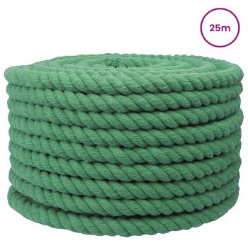 Baumwollseil 24 mm 25 m Grün 100% Baumwolle