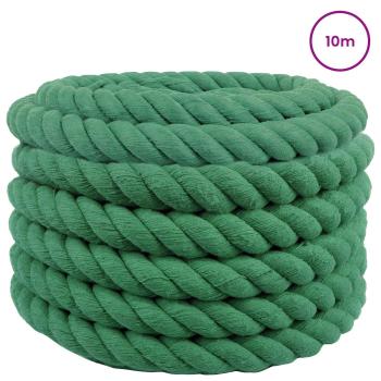 Baumwollseil 36 mm 10 m Grün 100% Baumwolle