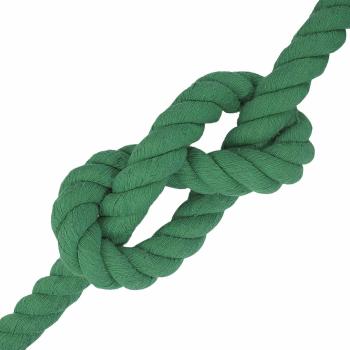 Baumwollseil 40 mm 10 m Grün 100% Baumwolle