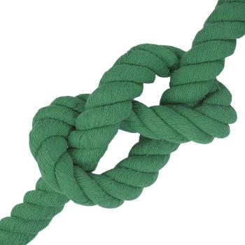 Baumwollseil 60 mm 5 m Grün 100% Baumwolle