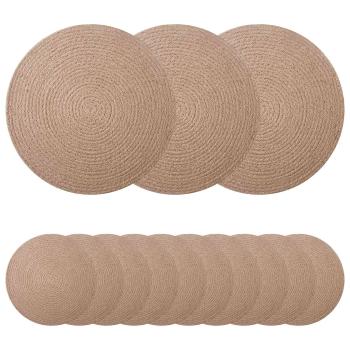 Jute-Untersetzer 50 Stk. Natur 100% Tossa-Jute