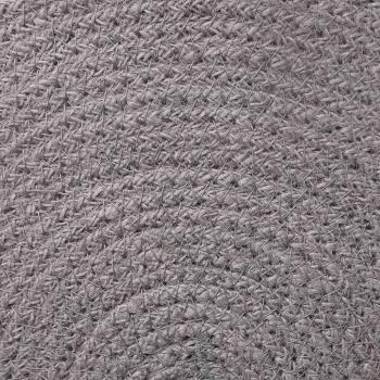 Jute-Untersetzer 12 Stk. Grau 100% Tossa-Jute