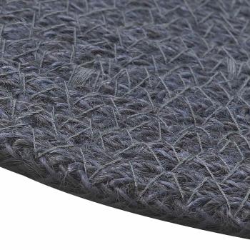 Jute-Untersetzer 6 Stk. Dunkelgrau 100% Tossa-Jute