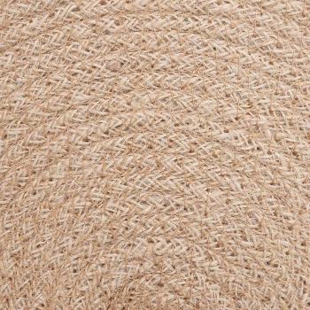 Jute Platzsets 4 Stk. Natürlich und Schwarz 100% Tossa Jute