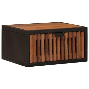 Handgefertigter Nachttisch Natur 40 x 30 x 20 cm