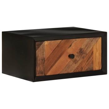 Handgefertigter Nachttisch Natur 40 x 30 x 20 cm
