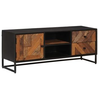 TV-Schränk 105 x 30 x 40 cm Massiv Holz und engineered Wood