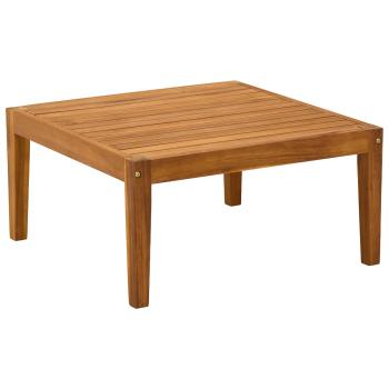 Gartentisch Massivholz Akazie Natur 60 x 60 x 30 cm