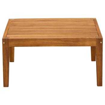 Gartentisch Massivholz Akazie Natur 60 x 60 x 30 cm