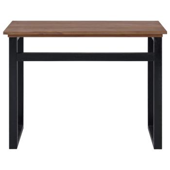 Schreibtisch Natur Massivholz Teak 100 x 45 x 75cm