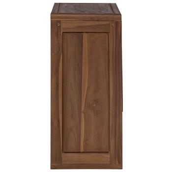 Badezimmer Seitenregal Natur 45 x 30 x 70 cm Massivholz Teak