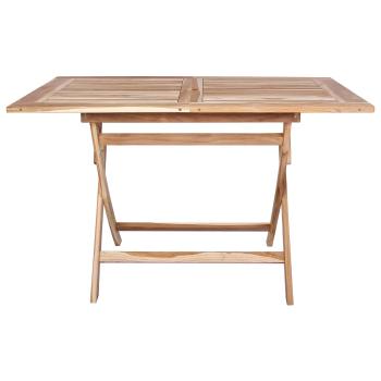 Klappbarer Gartentisch Natur 120 x 70 x 75,5 cm