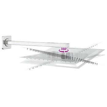 Verborgenes Duschsystem (Quadrat) Silber Edelstahl 201