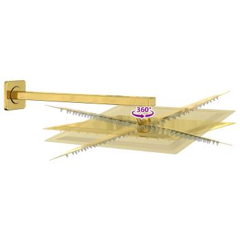 Verborgenes Duschsystem (Quadrat) Gold Edelstahl 201