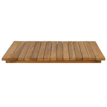 Tischplatte 60 x 60 x 3,5 cm Quadratisch Massives Teakholz