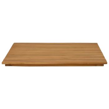 Tischplatte 70 x 70 x 3,5 cm Quadratisch Massives Teakholz