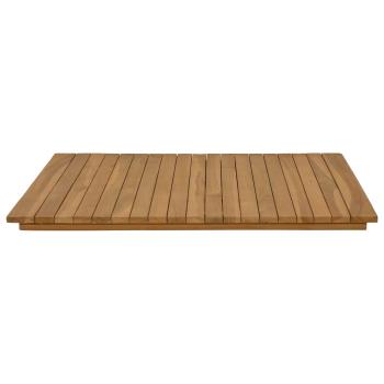 Tischplatte 70 x 70 x 3,5 cm Quadratisch Massives Teakholz