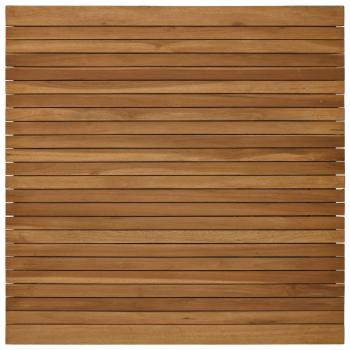 Tischplatte 90 x 90 x 3,5 cm Quadratisch Massives Teakholz