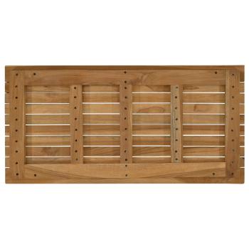 Tischplatte 80 x 40 x 3,5 cm Rechtwinklig Massives Teakholz