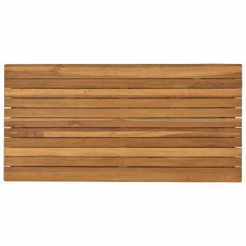 Tischplatte 90 x 45 x 3,5 cm Rechtwinklig Massives Teakholz