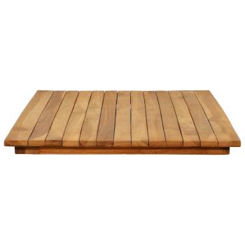 Tischplatte 100 x 50 x 3,5 cm Rechtwinklig Massives Teakholz